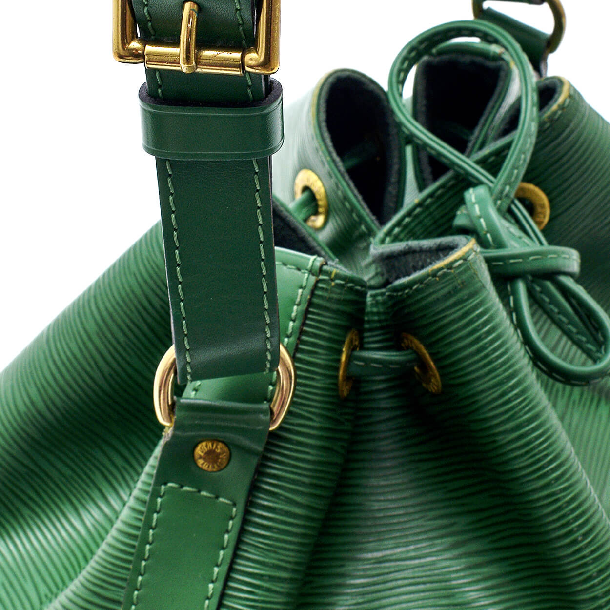 Louis Vuitton - Borneo Green Epi Leather Noe Bucket Bag